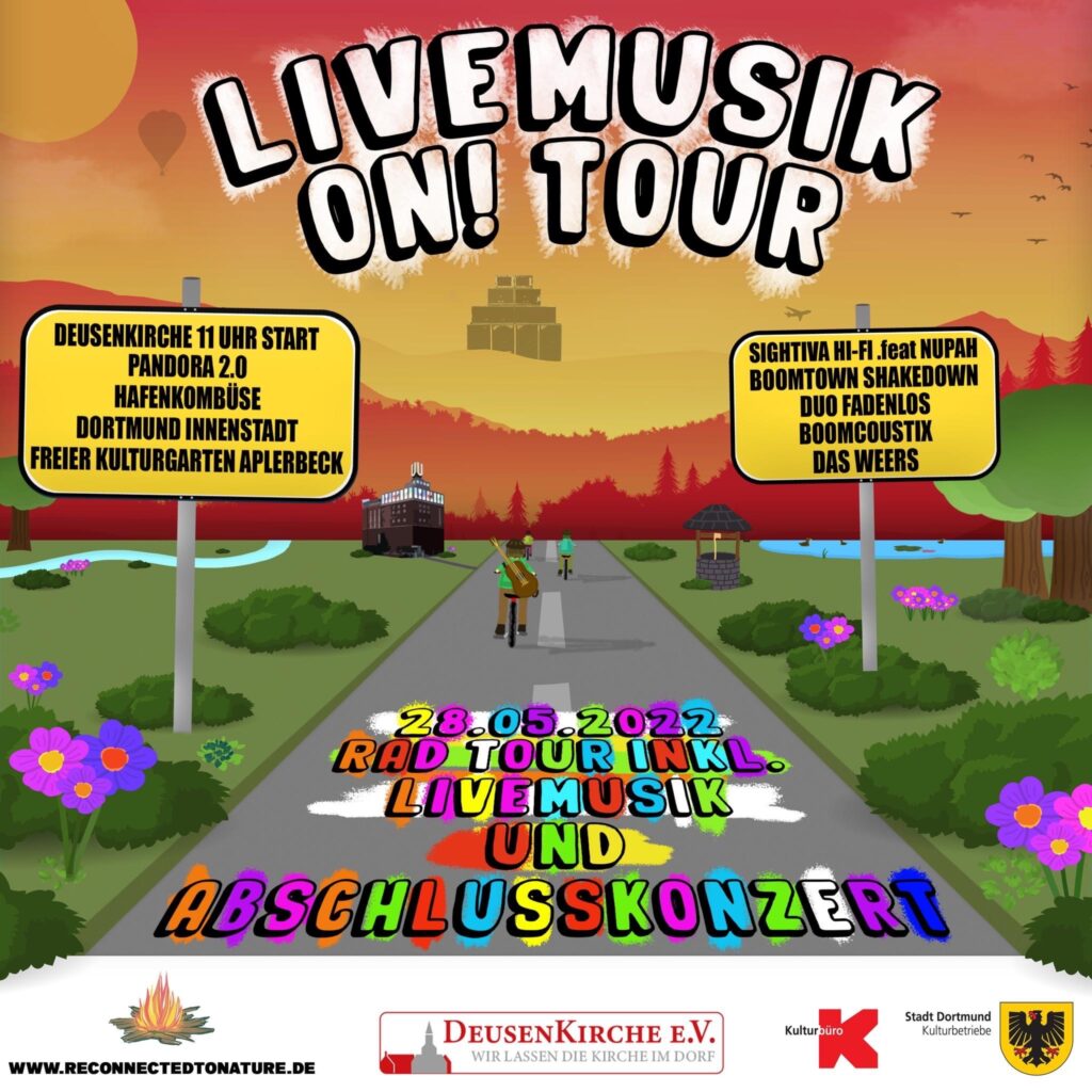Werbung für Livemusik ON! Tour